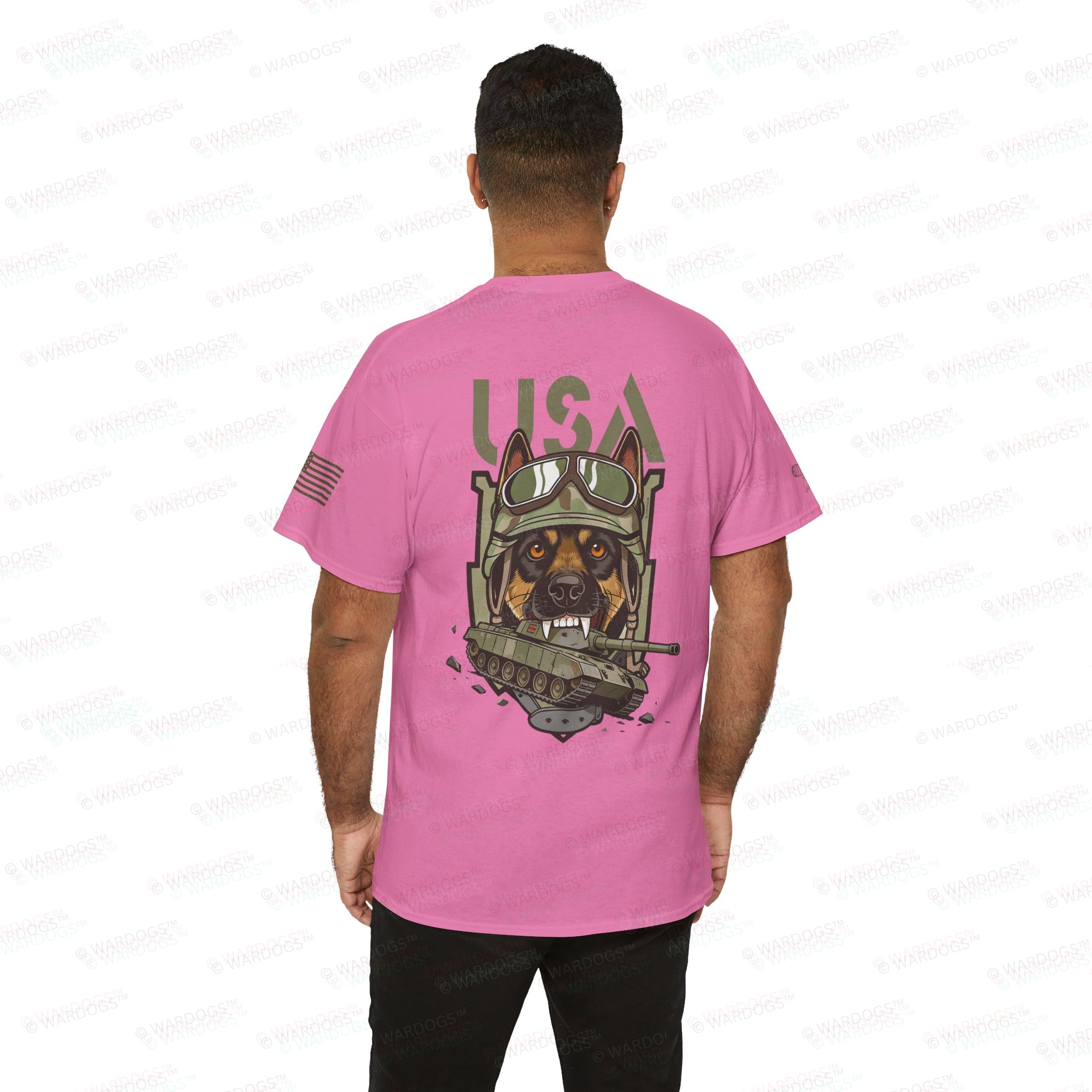 US Army MWD K9 Defender Military T-Shirt - Image 21