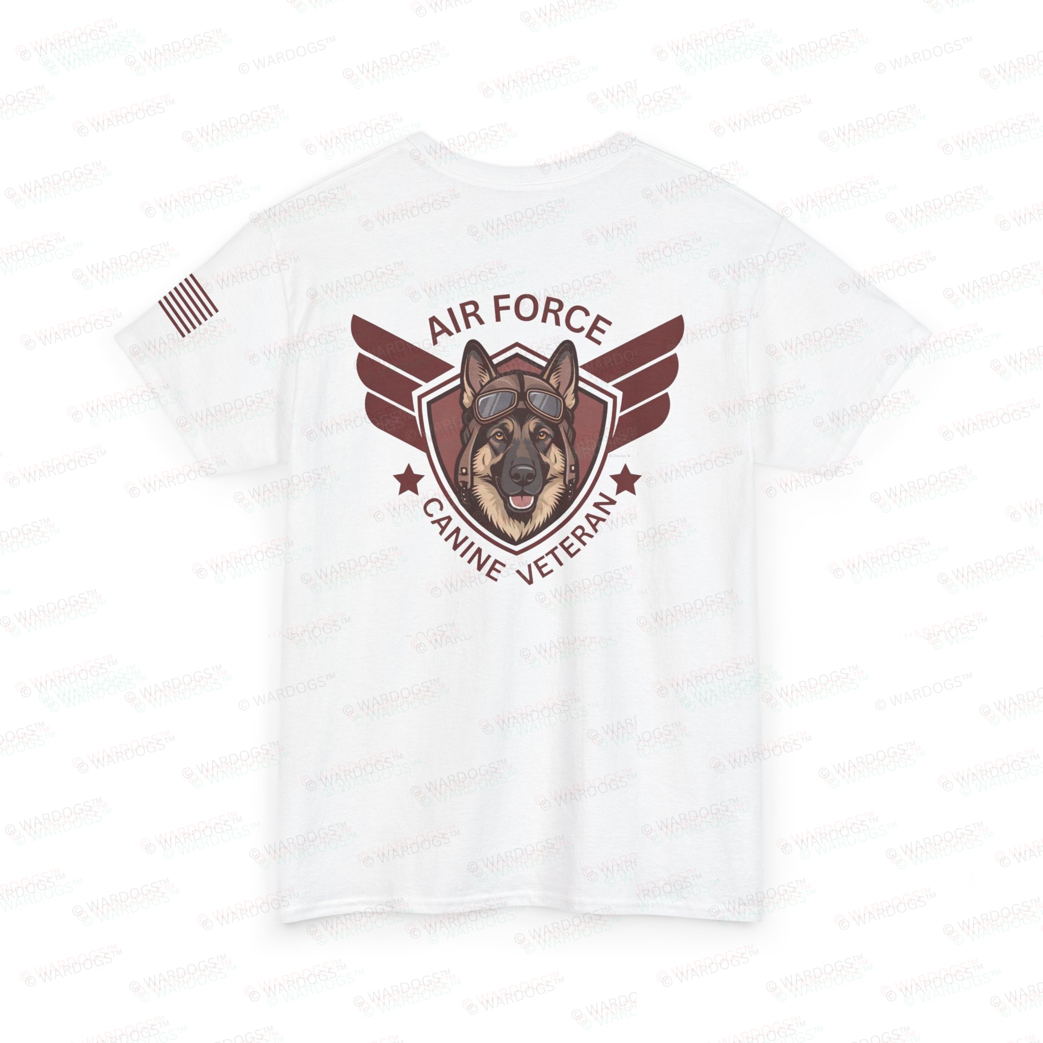 Air Force "Wings" Canine Veteran Tee — Patriotic Graphic T-Shirt