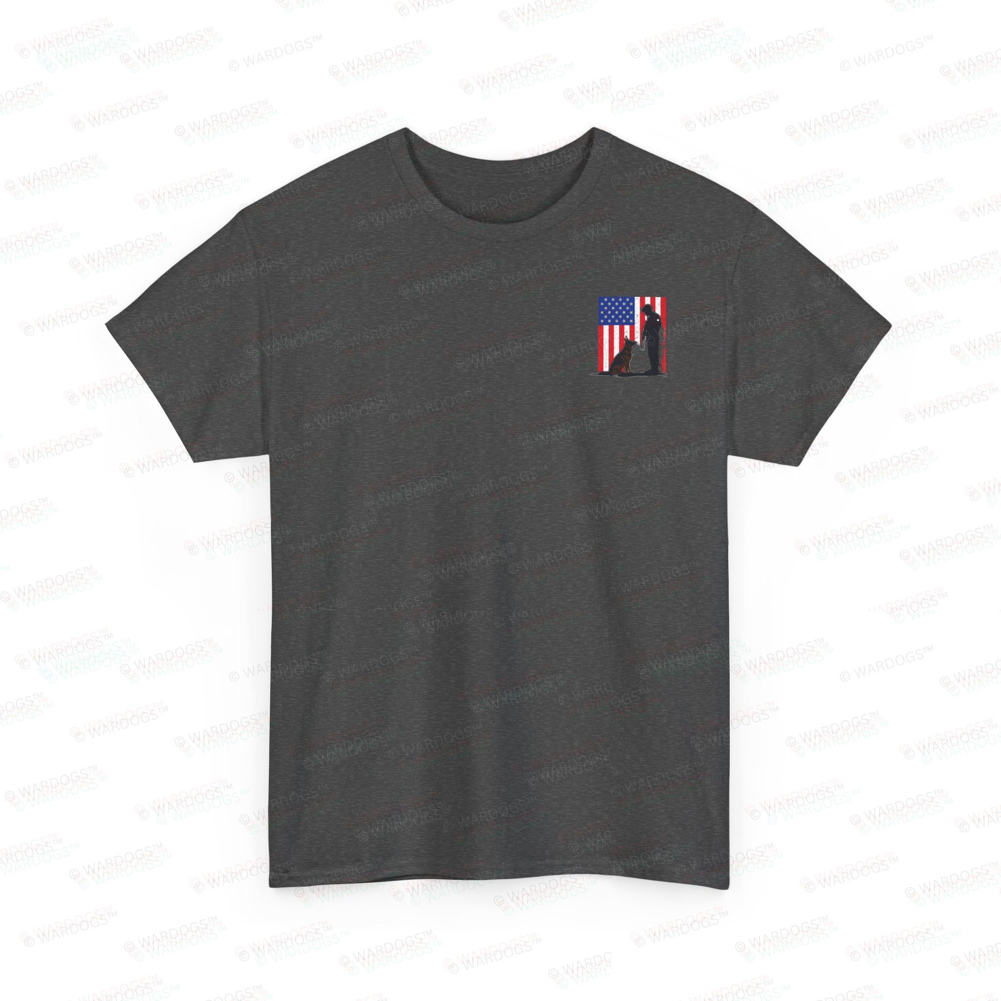 US Military Canine “Teamwork” Tee – White Text - Image 5