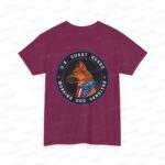 U.S. Coast Guard K9 Working Dog Handler T-Shirt - circle/back