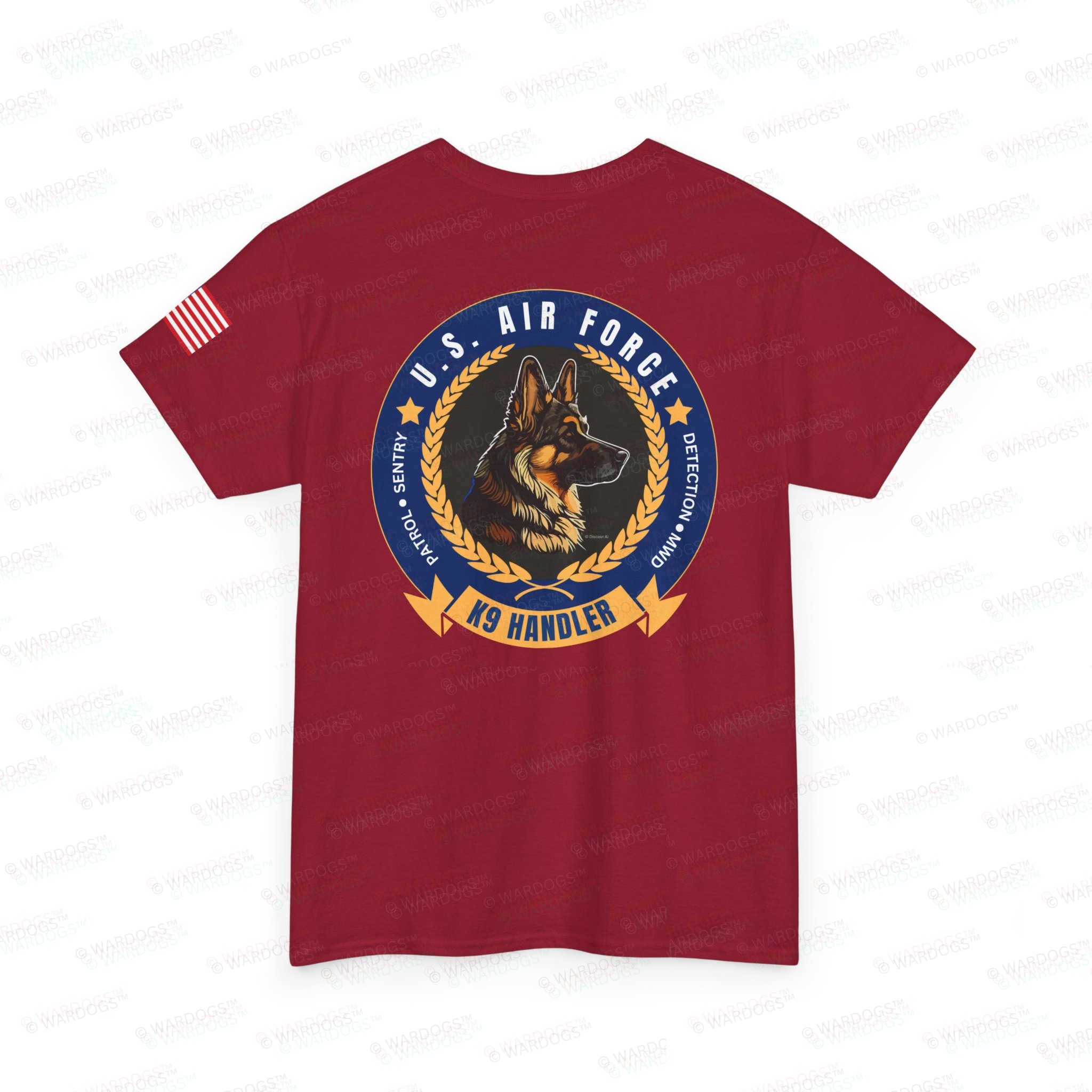 Air Force K9 Handler T-Shirt — U.S. Air Force Military Working Dog Tee - Image 2