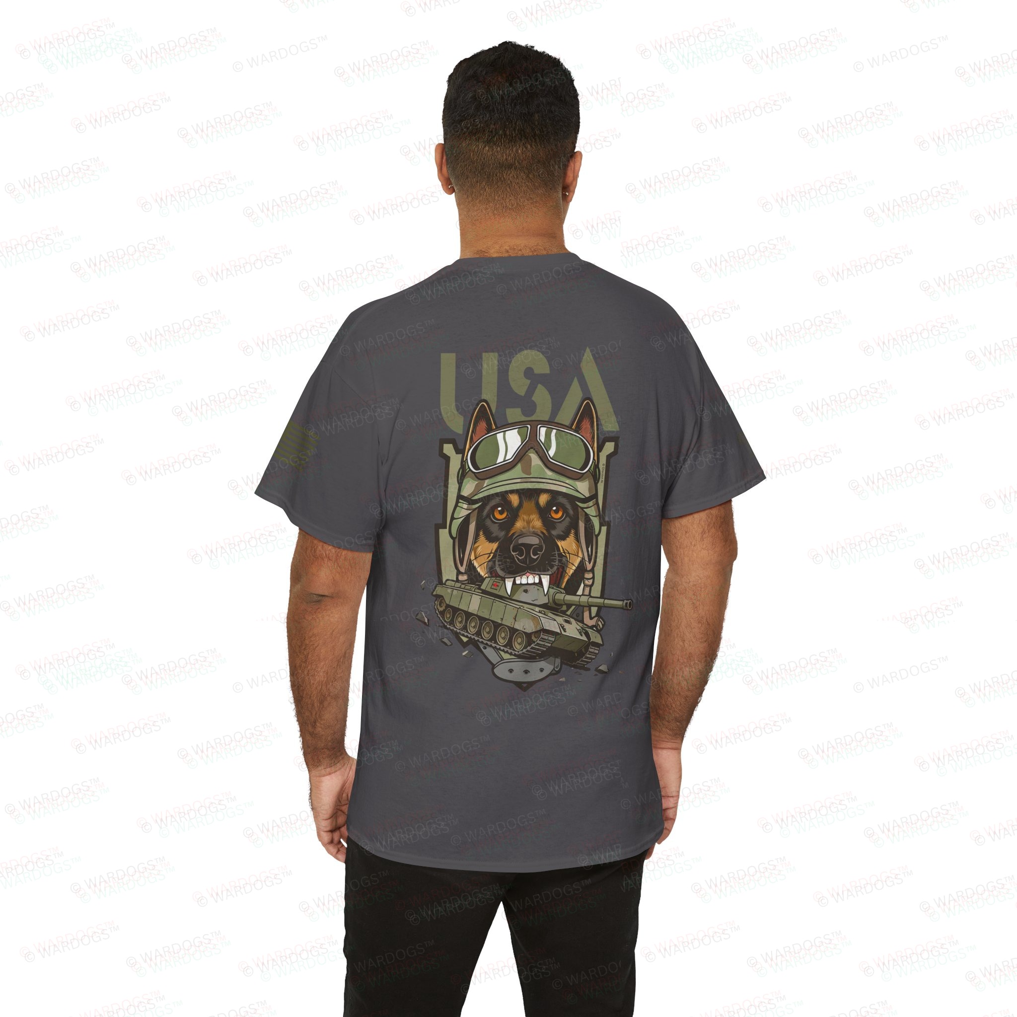 US Army MWD K9 Defender Military T-Shirt - Image 17