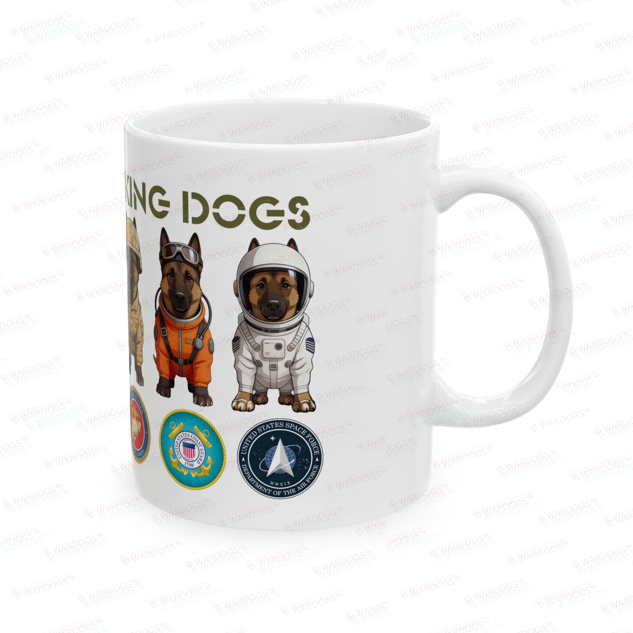Military Working Dog Mug – K9 Service Branches Ceramic Coffee Cup (11oz/15oz) - Image 4