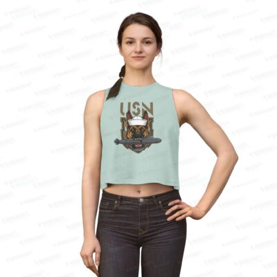 US NAVY K9 DEFENDER MALINOIS CROP TOP