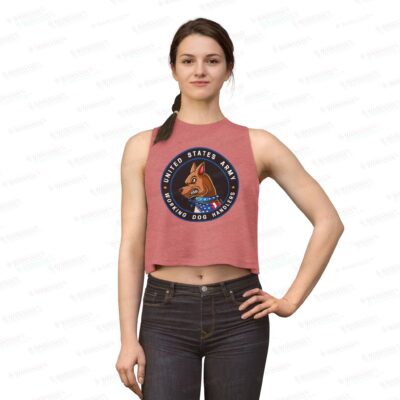 US ARMY K9 MALINOIS CROP TOP