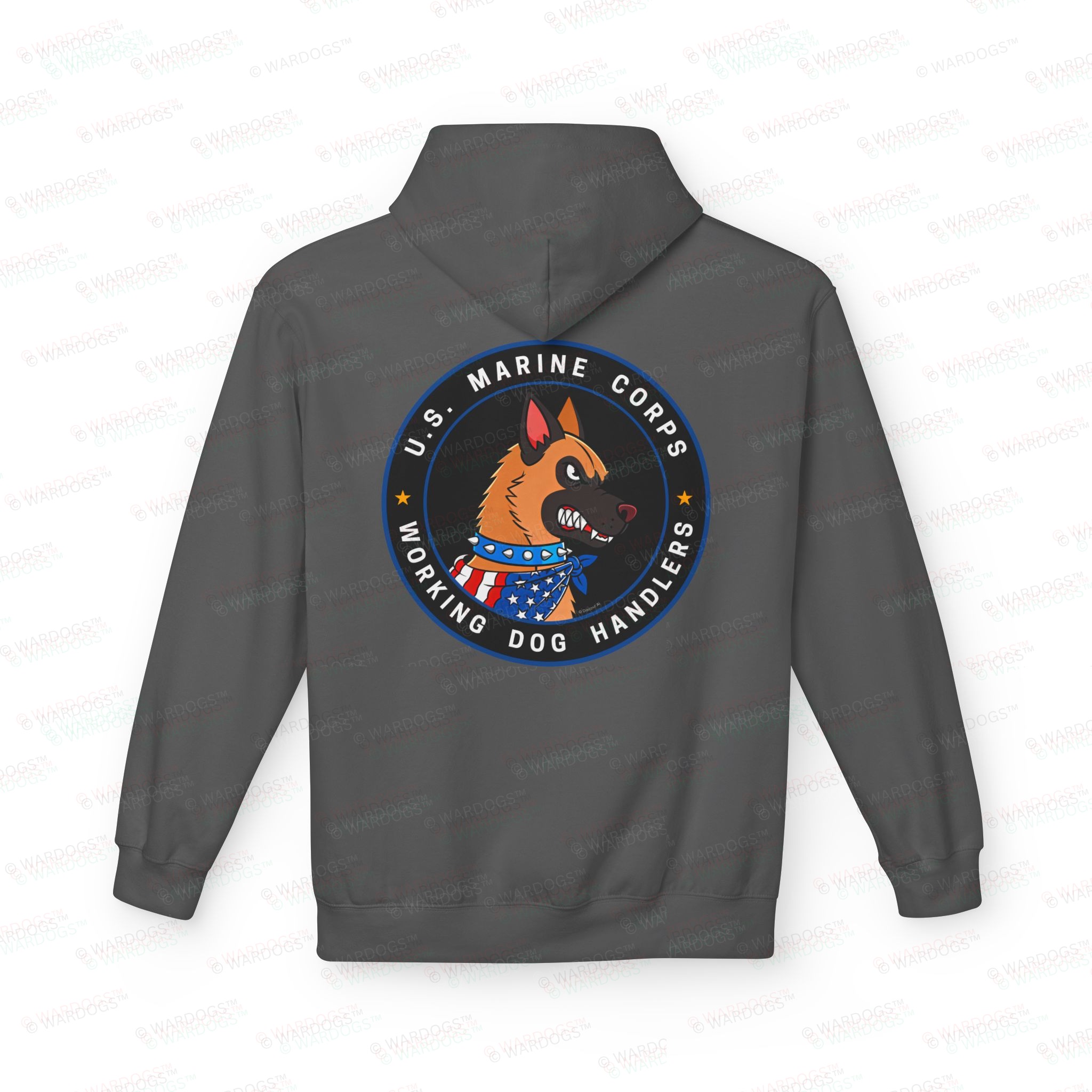 US Marine Corp Hoodie — Circle Design Back - Image 6