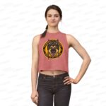 US AIR FORCE BEWARE MALINOIS CROP TOP
