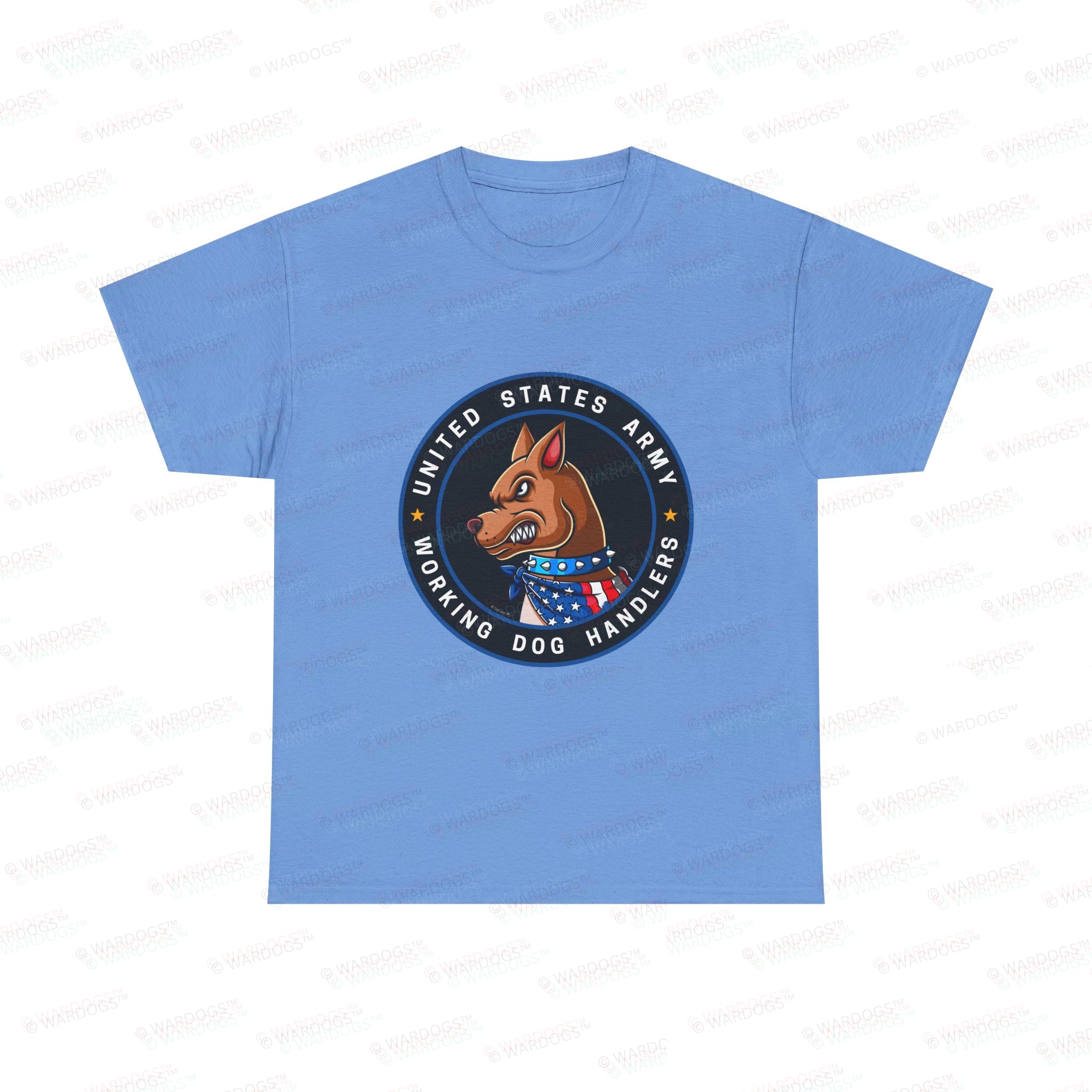 US Army K9 Working Dog Handler T-Shirt - circle/front - Image 5