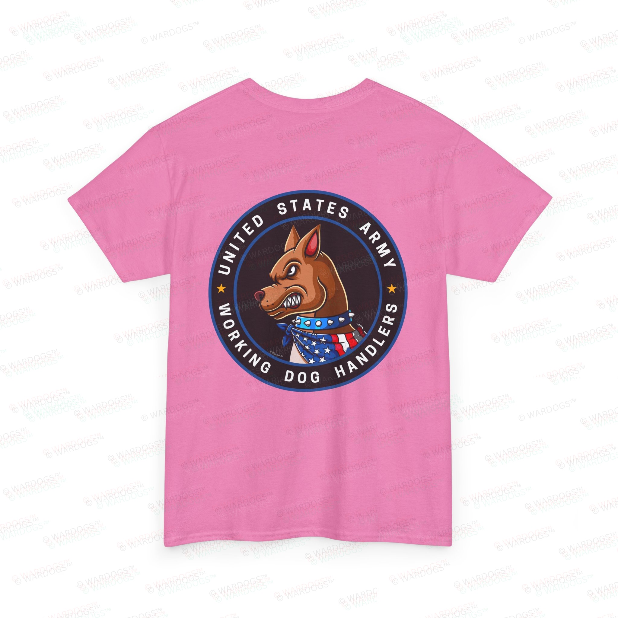U.S. Army K9 Working Dog Handler T-Shirt - circle/back - Image 9