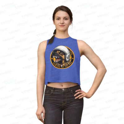 US SPACE FORCE BEWARE MALINOIS CROP TOP