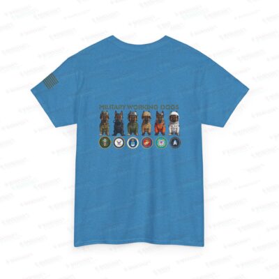T-Shirt — “Military Working Dogs” Graphic Tee (K9 Units, Service Dog Tribute)