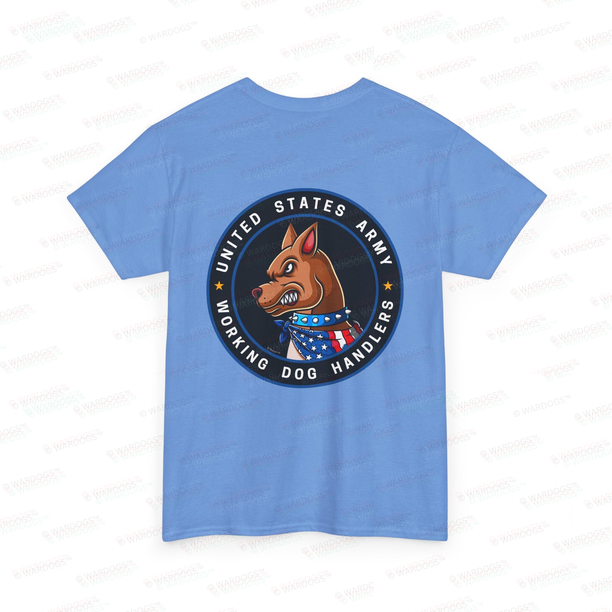 U.S. Army K9 Working Dog Handler T-Shirt - circle/back - Image 6