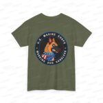 U.S. Marine Corps K9 Working Dog Handler T-Shirt - circle/back