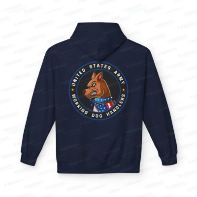 US Army Hoodie — Circle Design Back