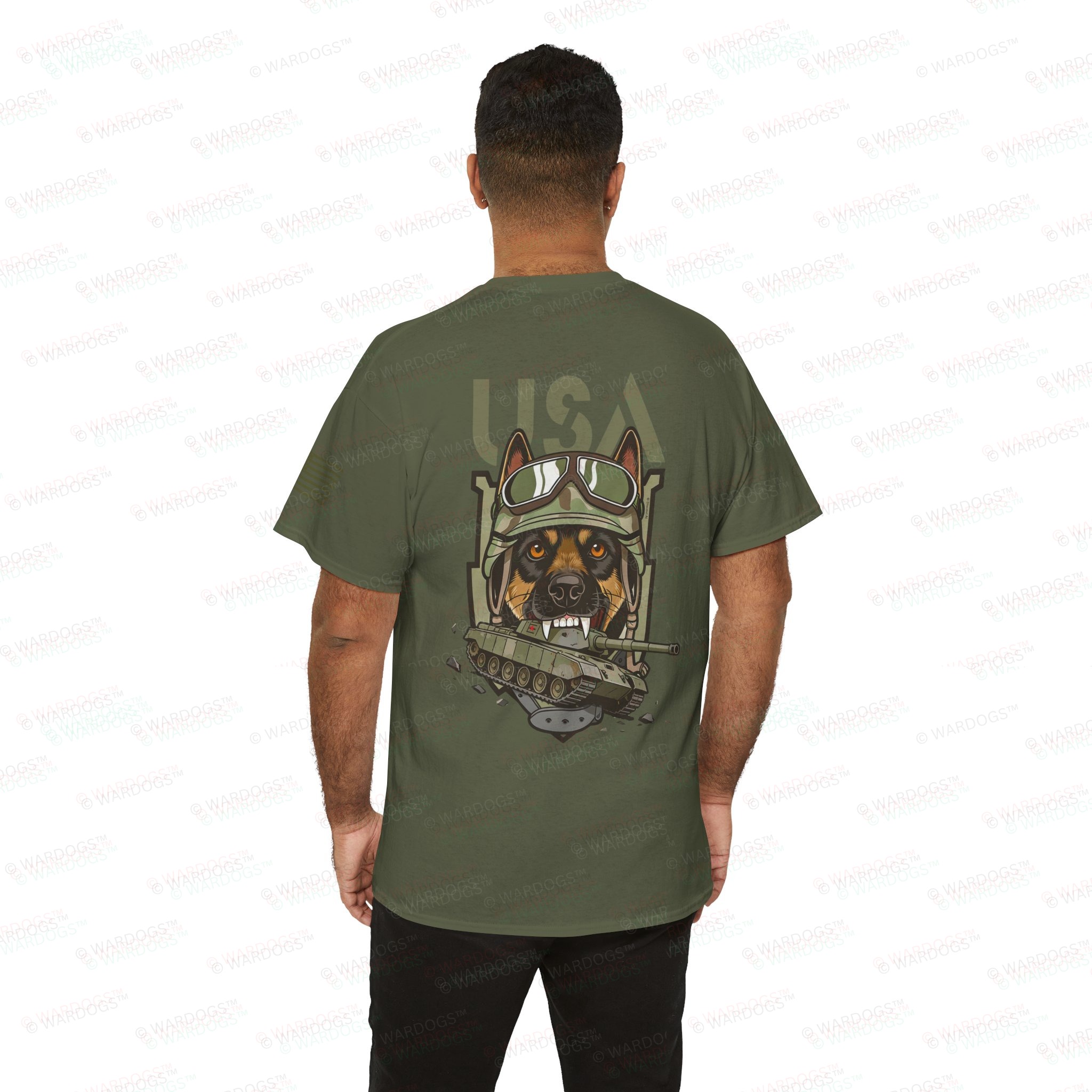 US Army MWD K9 Defender Military T-Shirt - Image 4