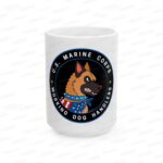 Military Working Dog Mug – U.S. Marine Corps K9 Ceramic Coffee Cup (11oz/15oz)