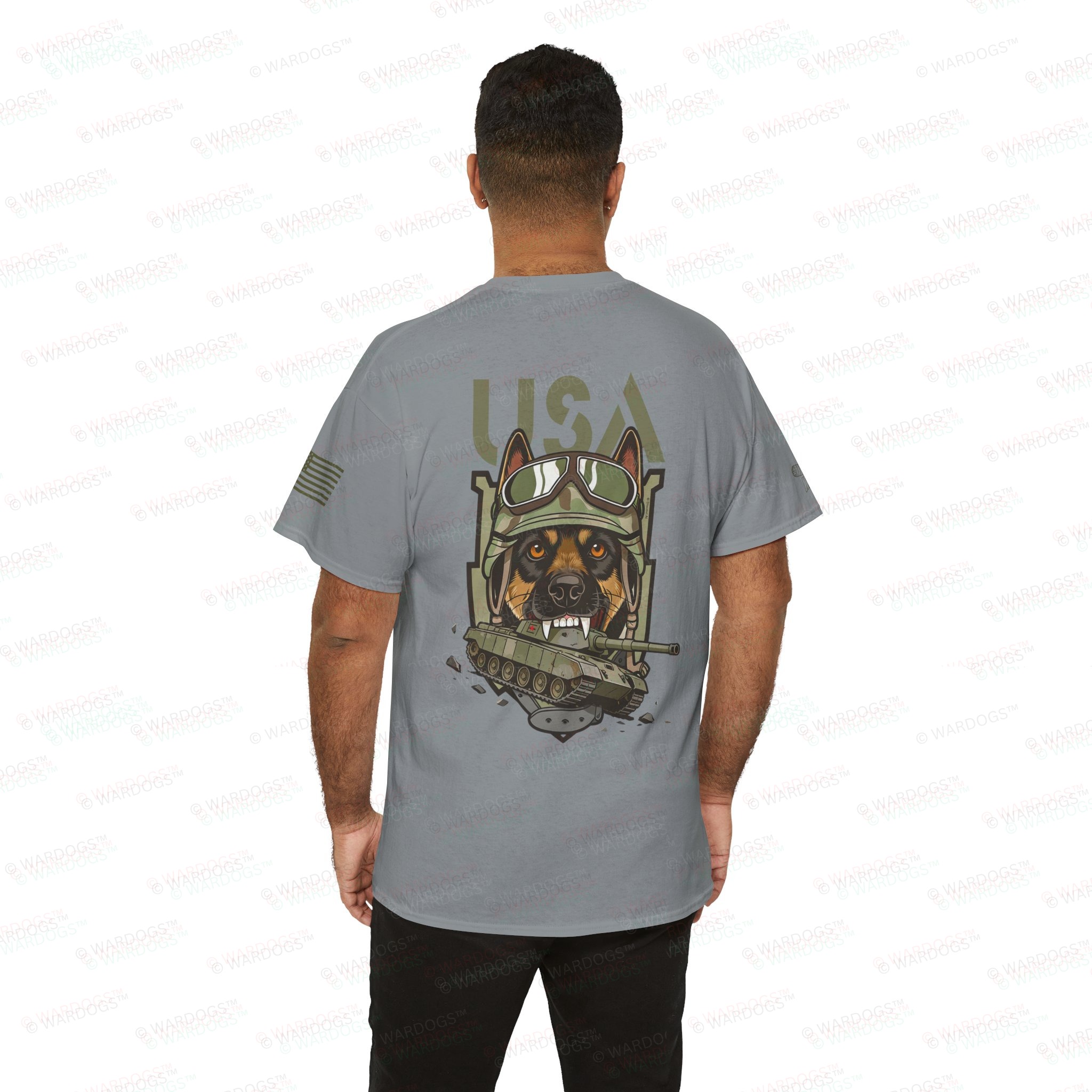 US Army MWD K9 Defender Military T-Shirt - Image 13