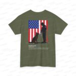 US Military Canine “Teamwork” Tee – White Text
