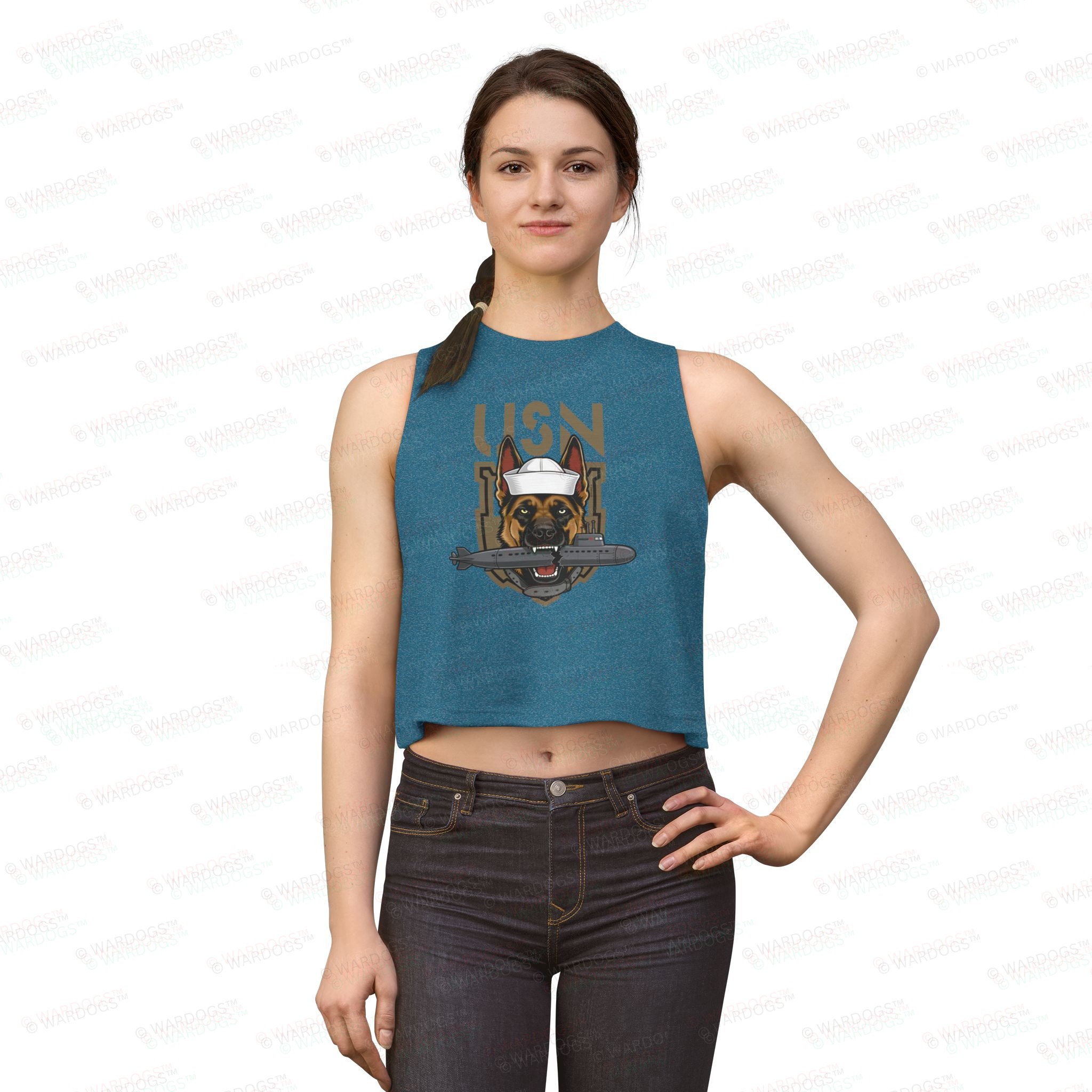 US NAVY K9 DEFENDER MALINOIS CROP TOP - Image 11