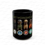Military Working Dog Mug – K9 Service Branches Ceramic Coffee Cup (11oz/15oz)