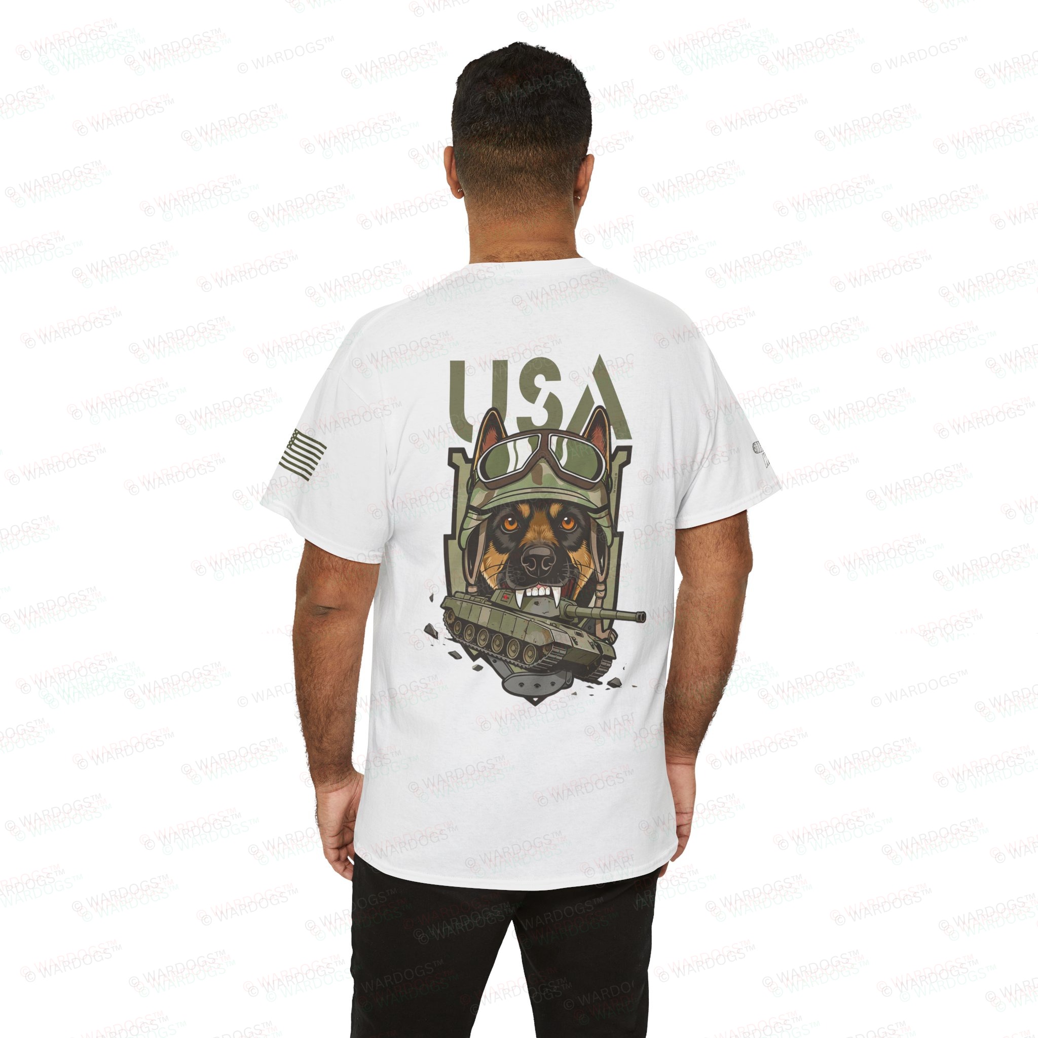 US Army MWD K9 Defender Military T-Shirt - Image 7