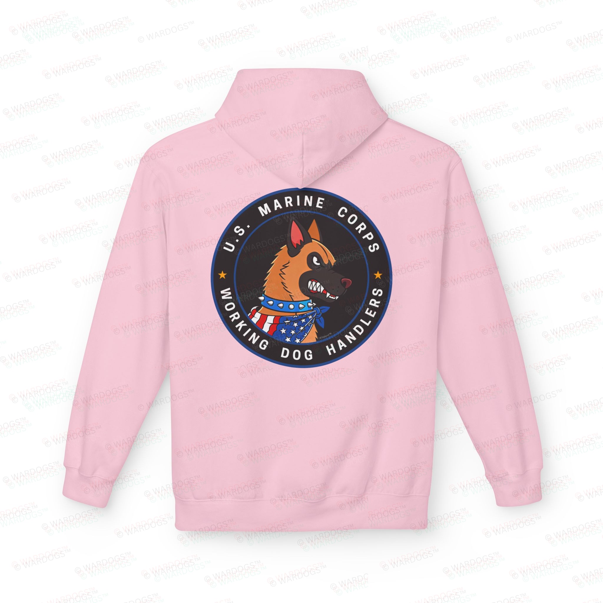 US Marine Corp Hoodie — Circle Design Back - Image 9