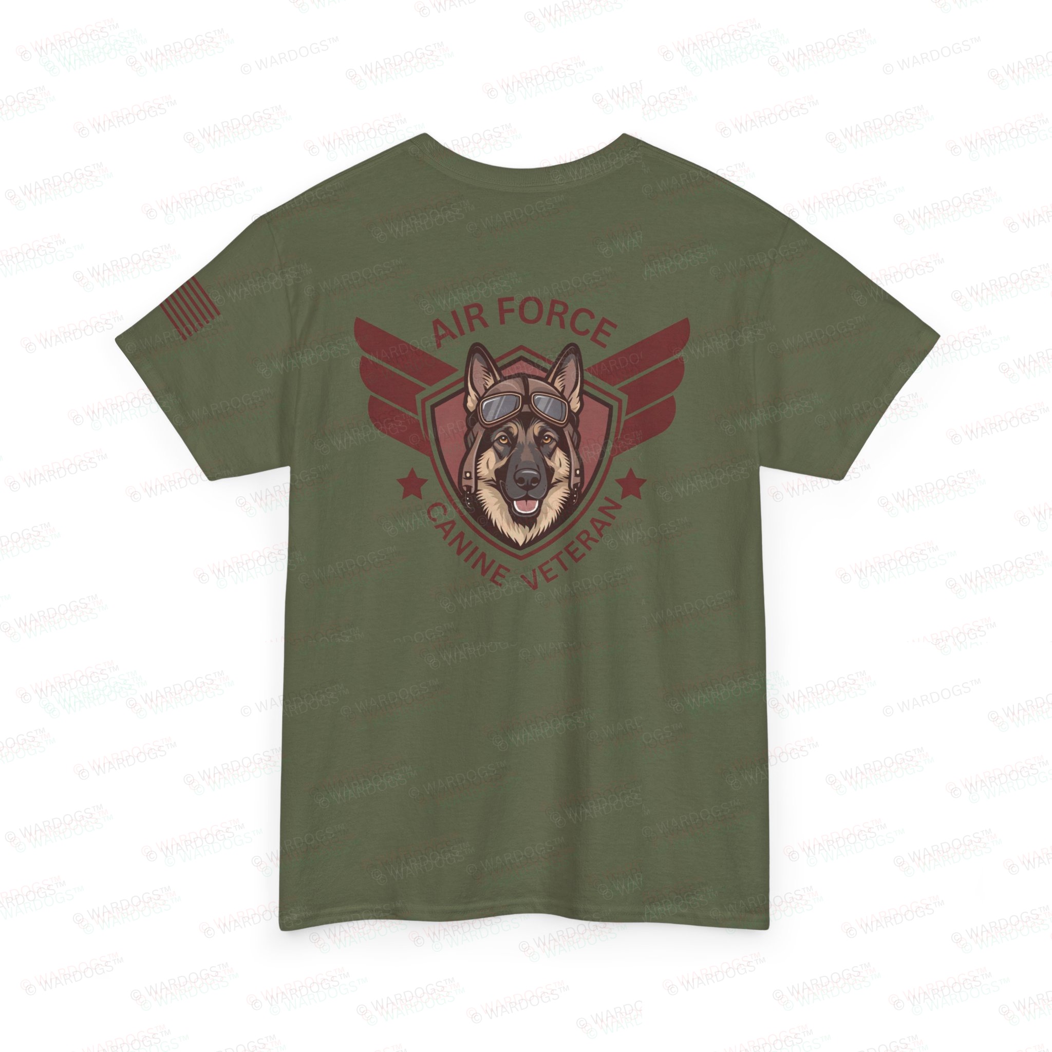 Air Force "Wings" Canine Veteran Tee — Patriotic Graphic T-Shirt - Image 10