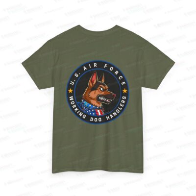 U. S. Air Force Working Dog Handlers T‑Shirt — K9 Patch Tee
