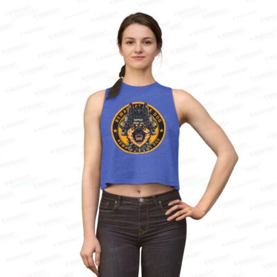 US MARINES K9 BEWARE CROP TOP