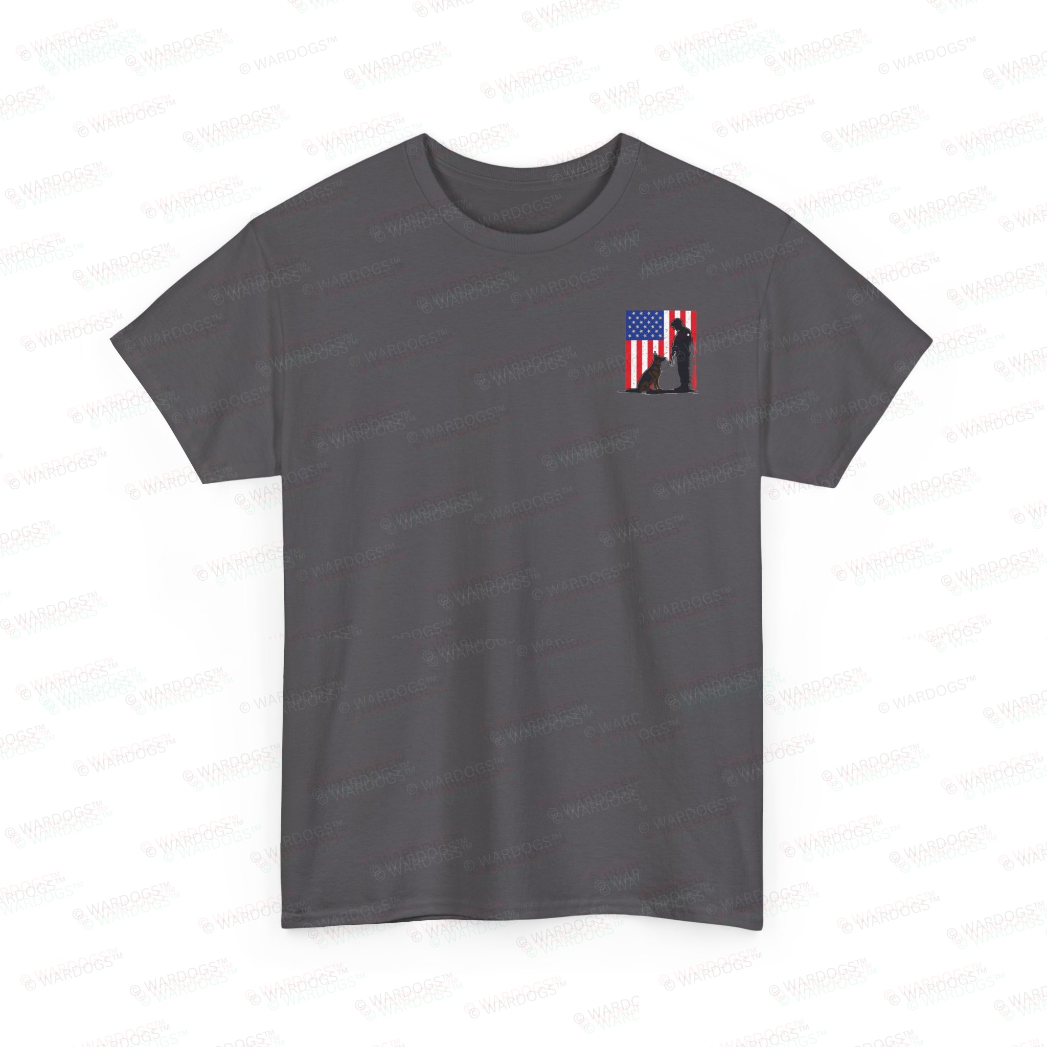 US Military Canine “Teamwork” Tee – White Text - Image 11