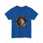 US NAVY K9 Working Dog Handler T-Shirt - circle/front
