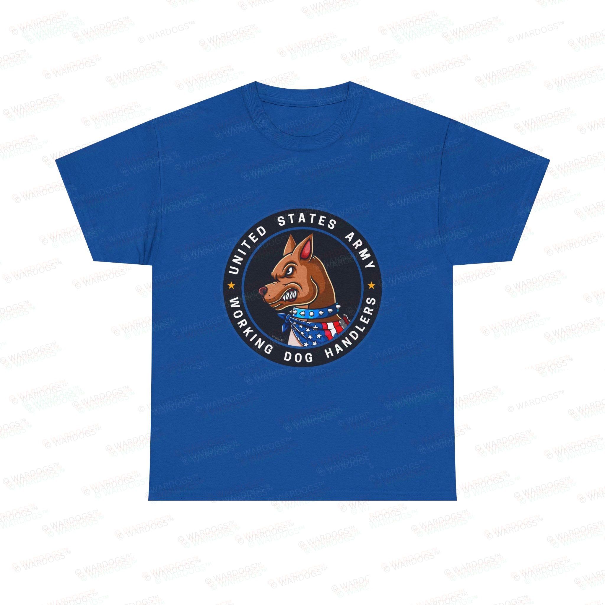 US Army K9 Working Dog Handler T-Shirt - circle/front - Image 7