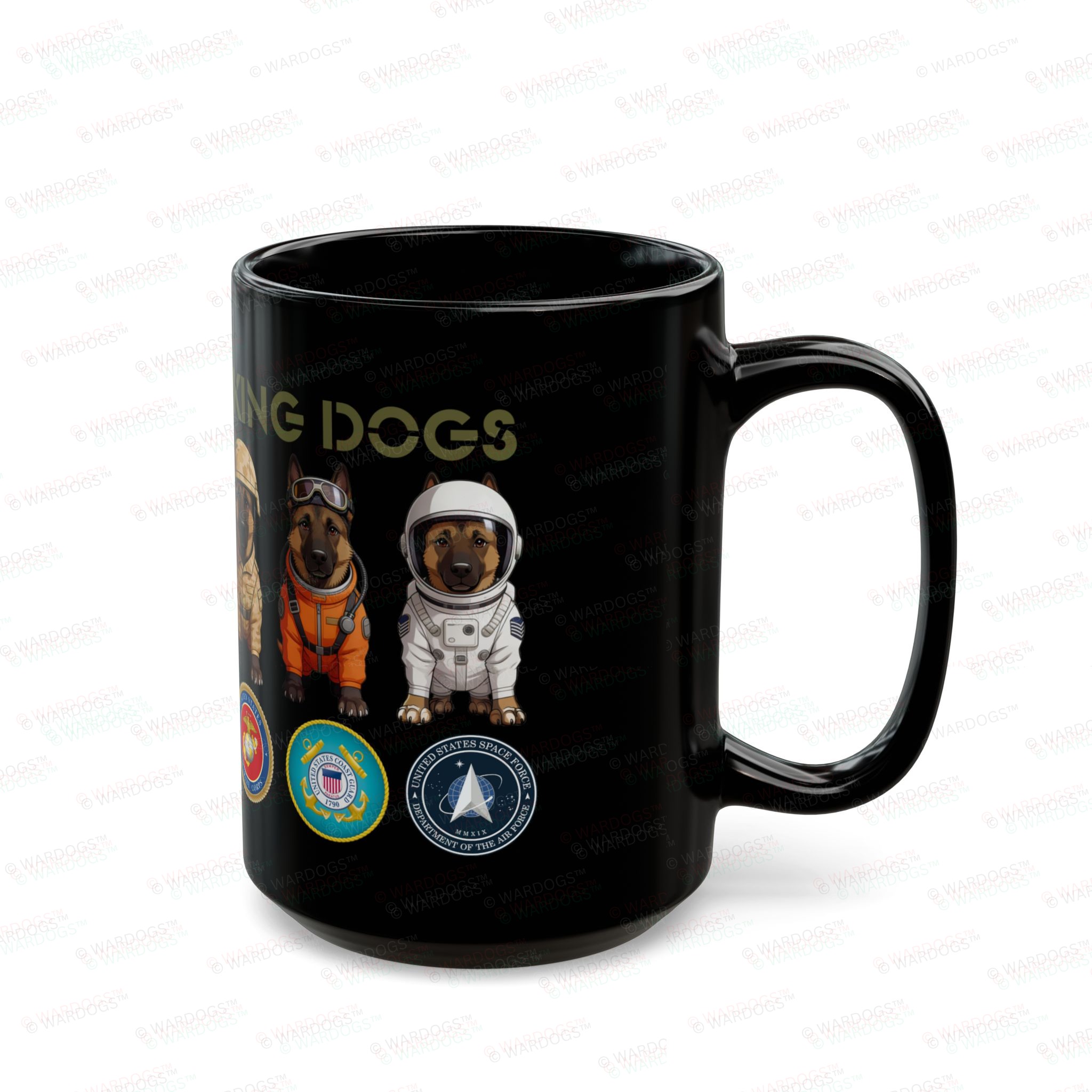 Military Working Dog Mug – K9 Service Branches Ceramic Coffee Cup (11oz/15oz) - Image 3