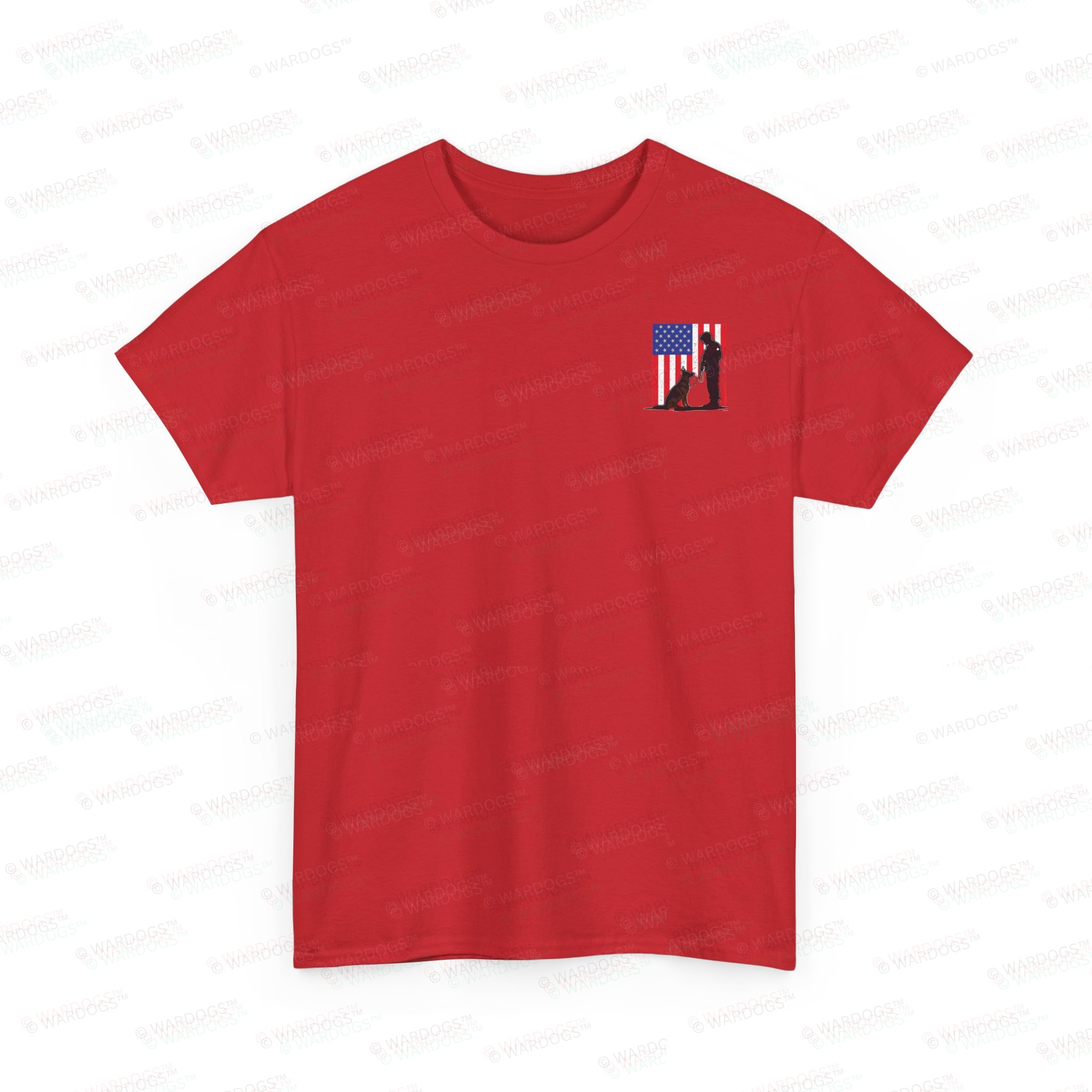 US Military Canine “Teamwork” Tee – White Text - Image 17