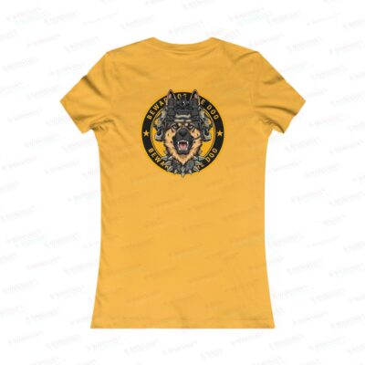 US MARINES BEWARE MALINOIS –  Womens Tee