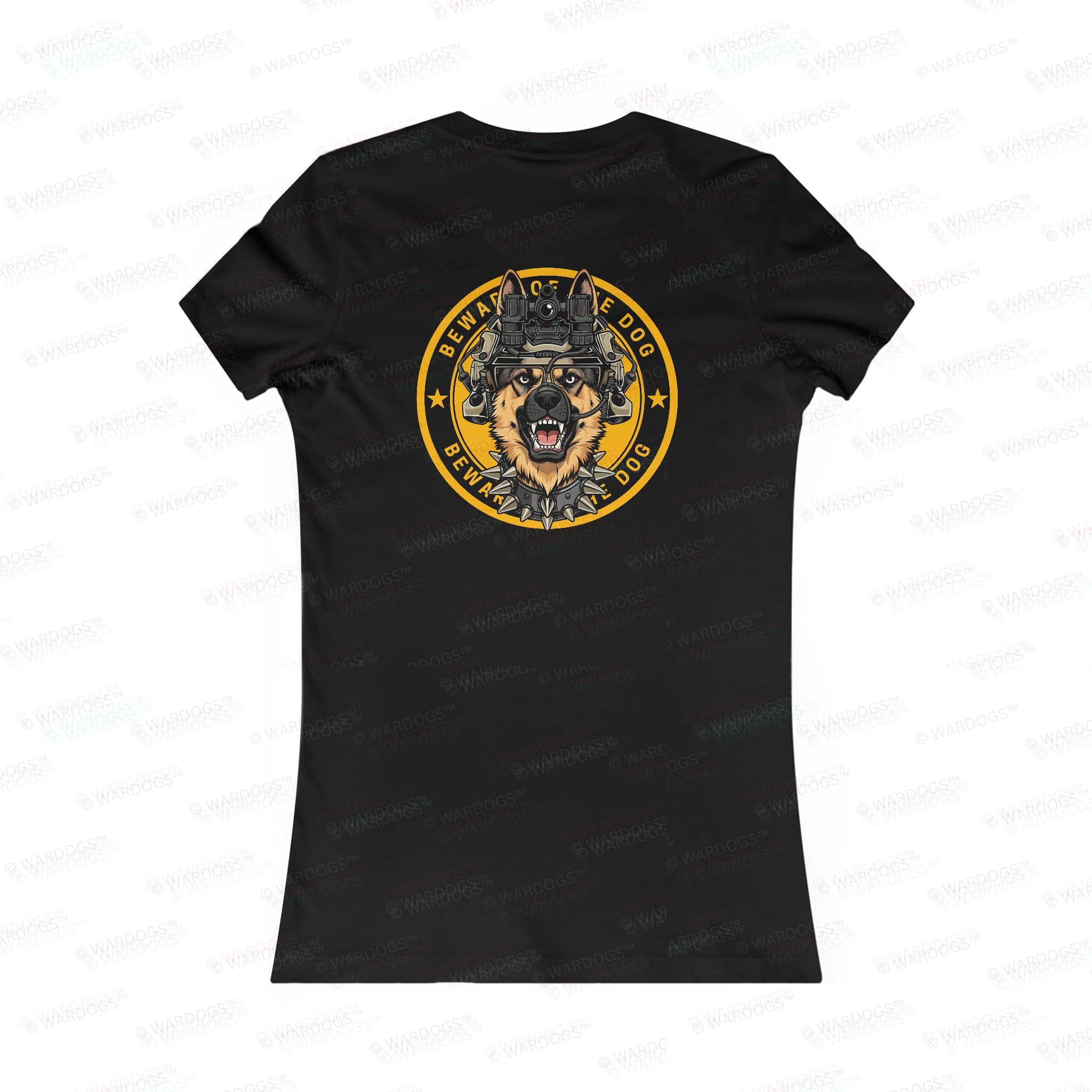 US MARINES BEWARE MALINOIS - Womens Tee - Image 4