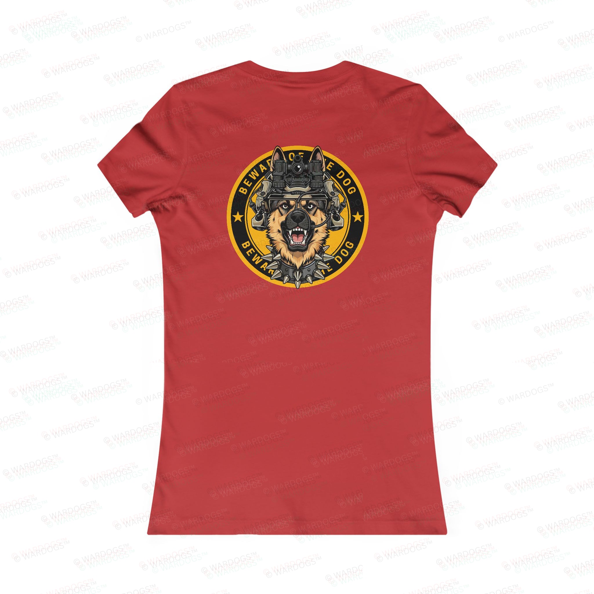 US MARINES BEWARE MALINOIS - Womens Tee - Image 18