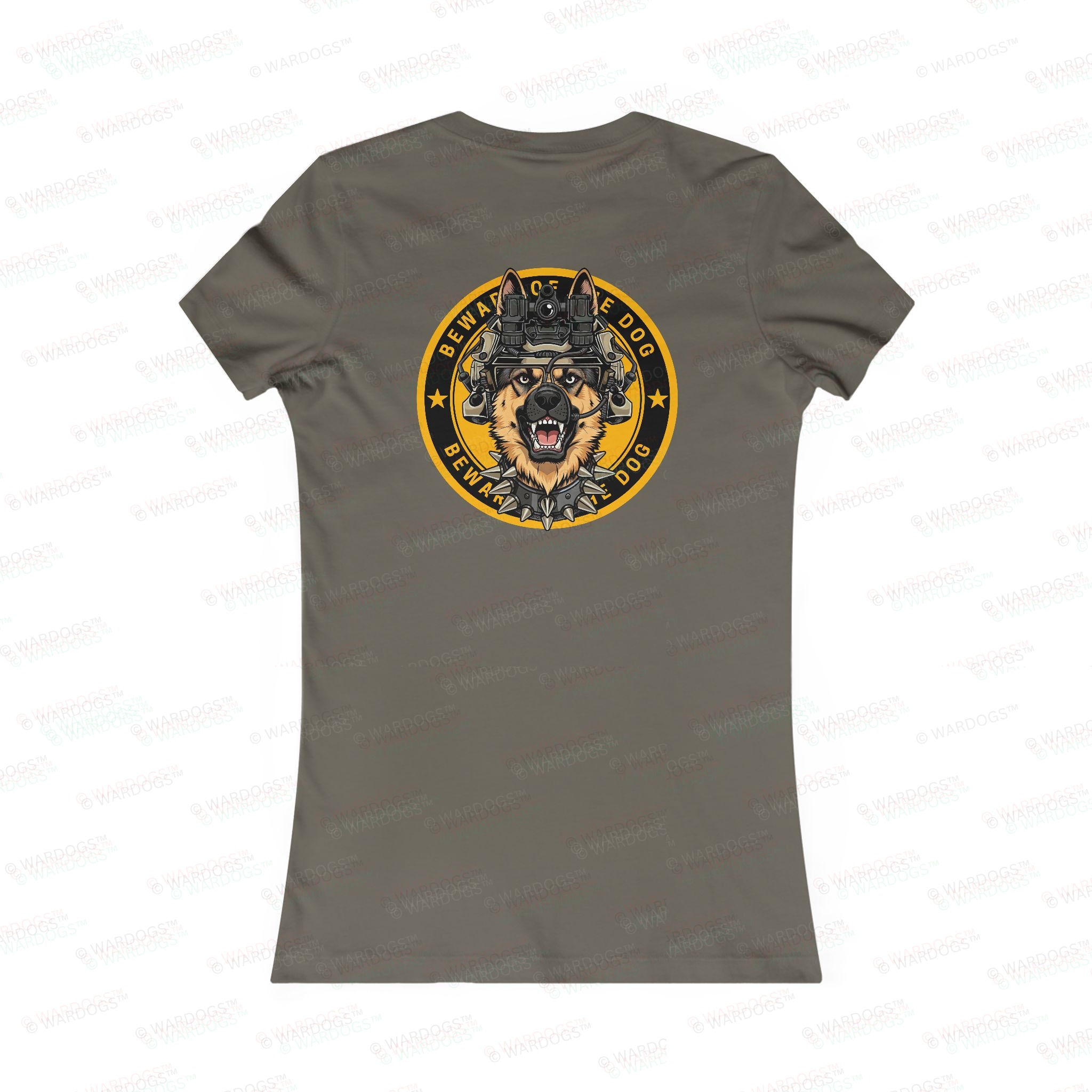 US MARINES BEWARE MALINOIS - Womens Tee - Image 6