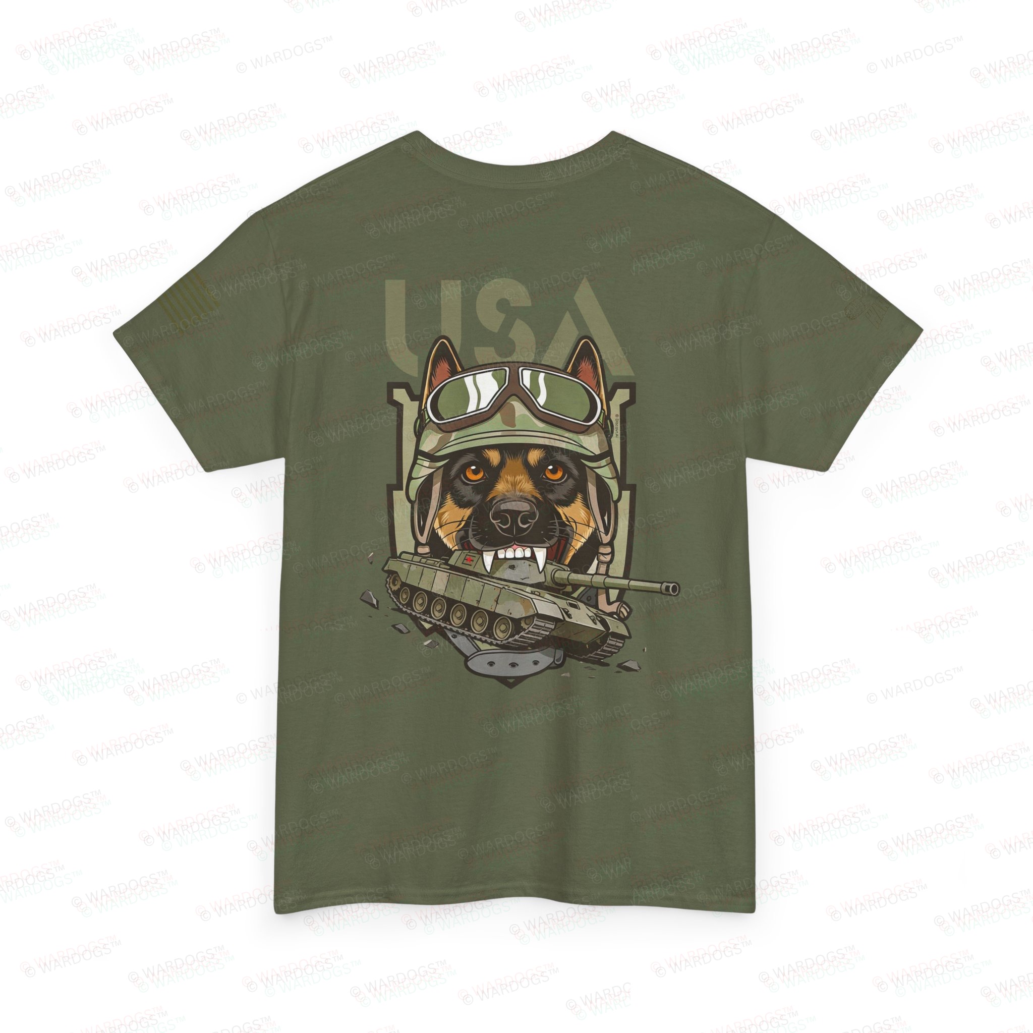 US Army MWD K9 Defender Military T-Shirt - Image 6
