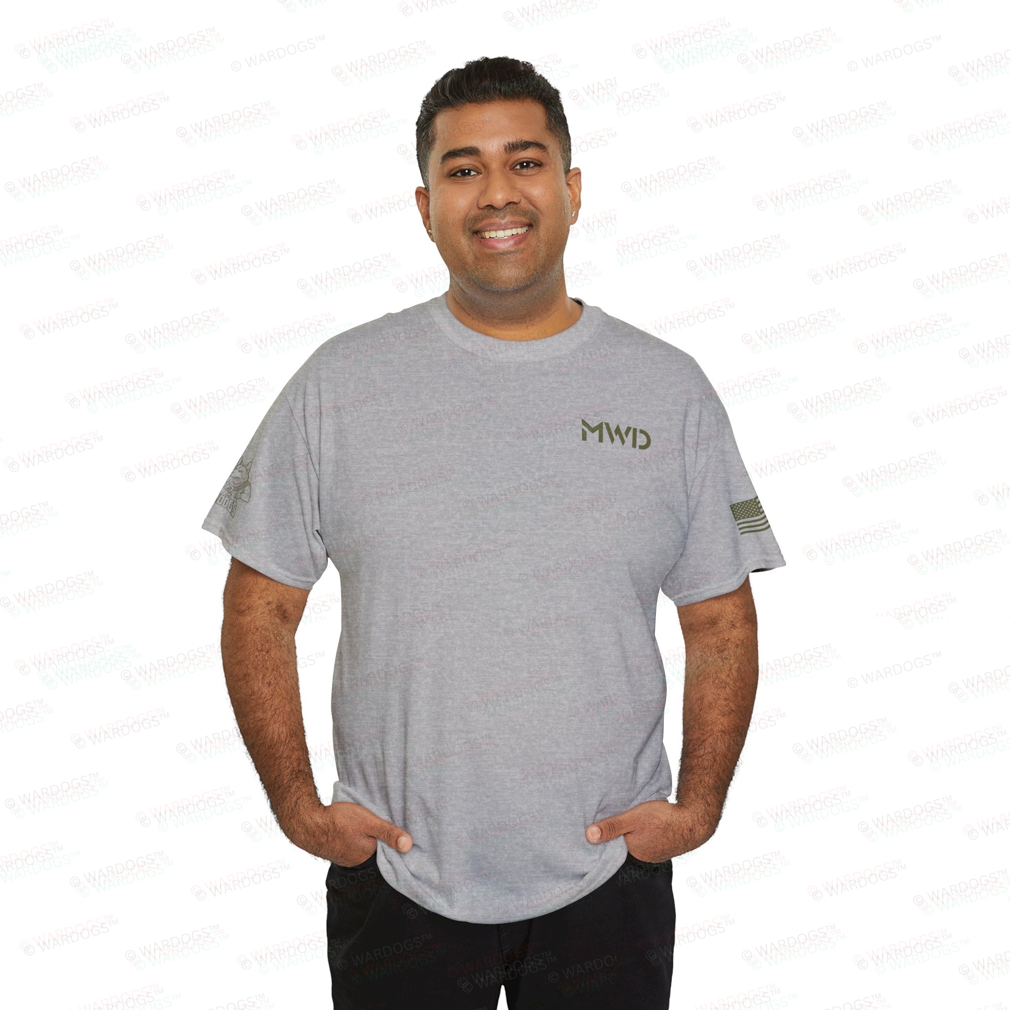 US Army MWD K9 Defender Military T-Shirt - Image 11