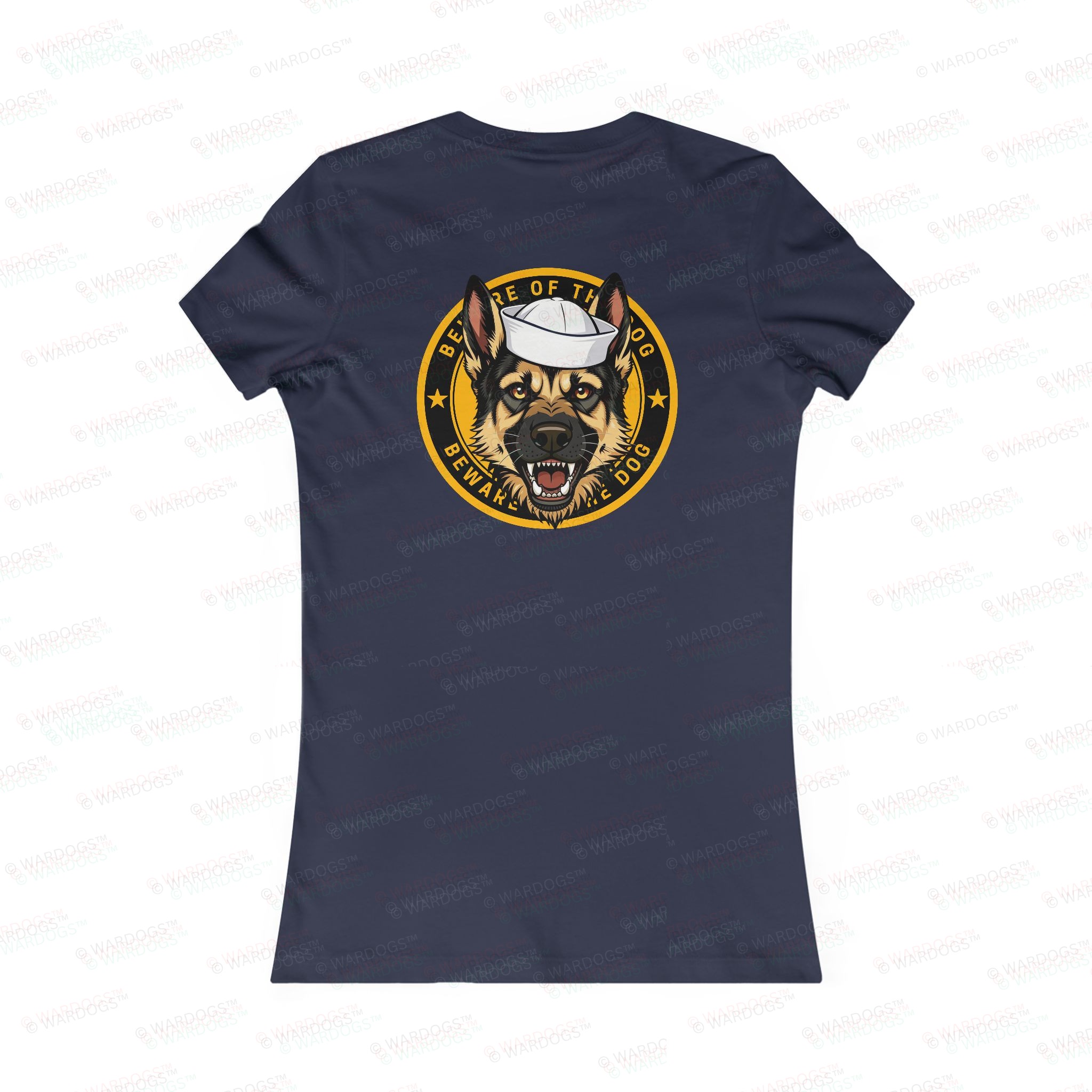 US NAVY BEWARE MALINOIS - Womens Tee - Image 14