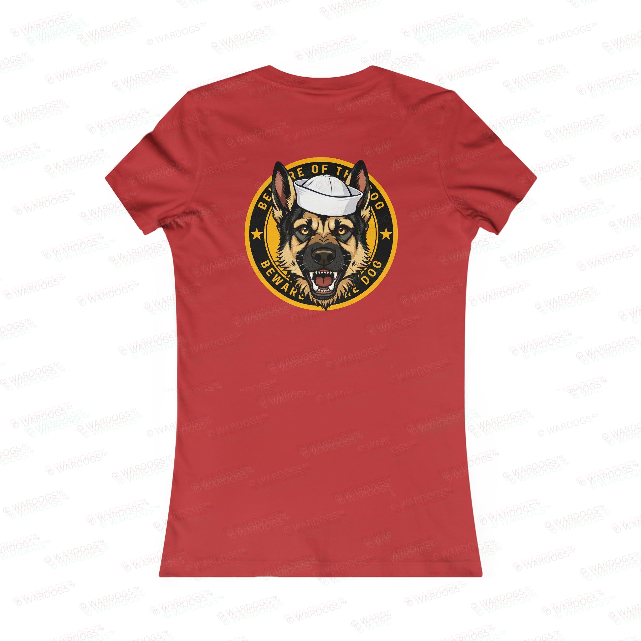 US NAVY BEWARE MALINOIS - Womens Tee - Image 18