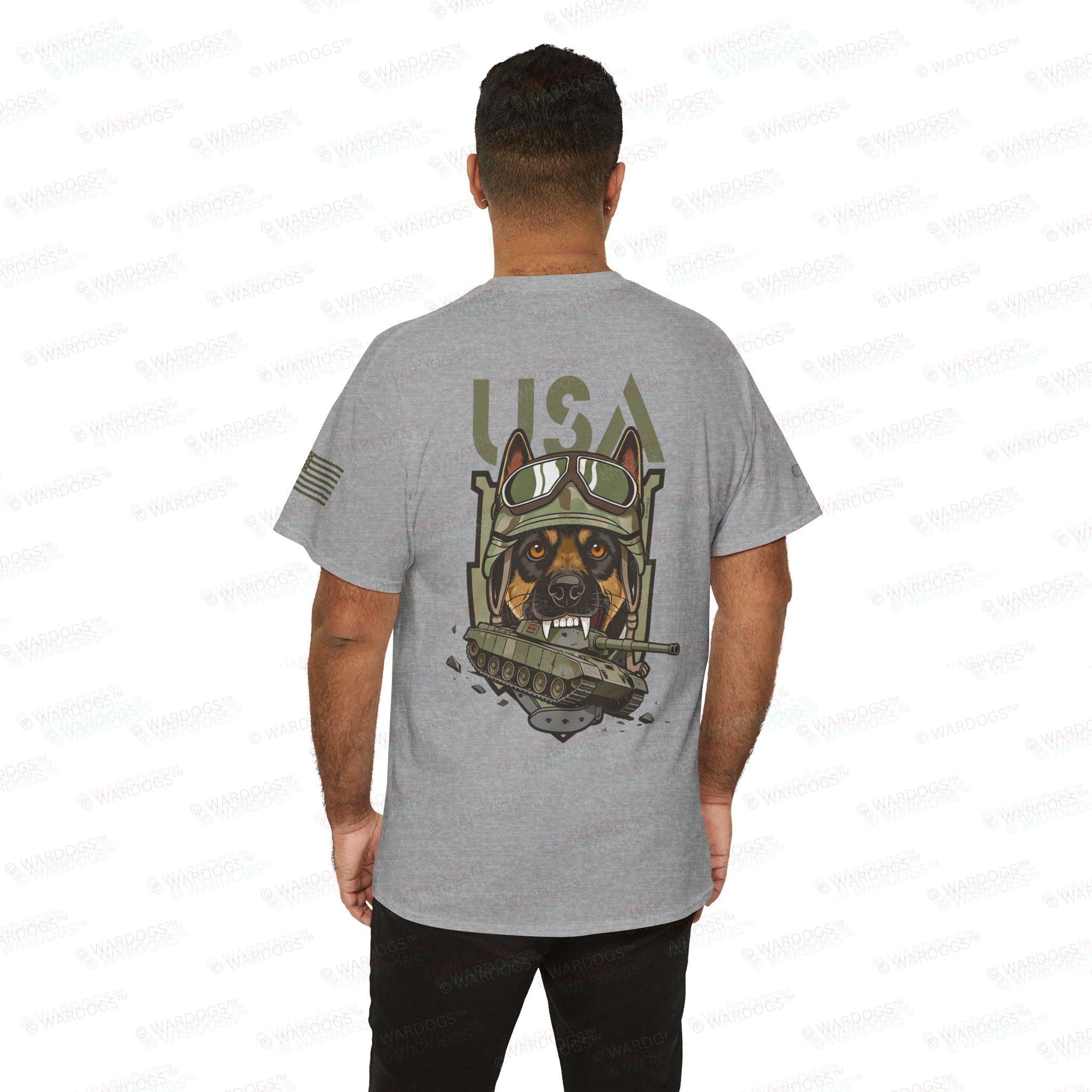 US Army MWD K9 Defender Military T-Shirt - Image 10