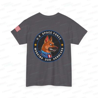 U.S. Space Force Working Dog Handlers T‑Shirt — K9 Patch Tee