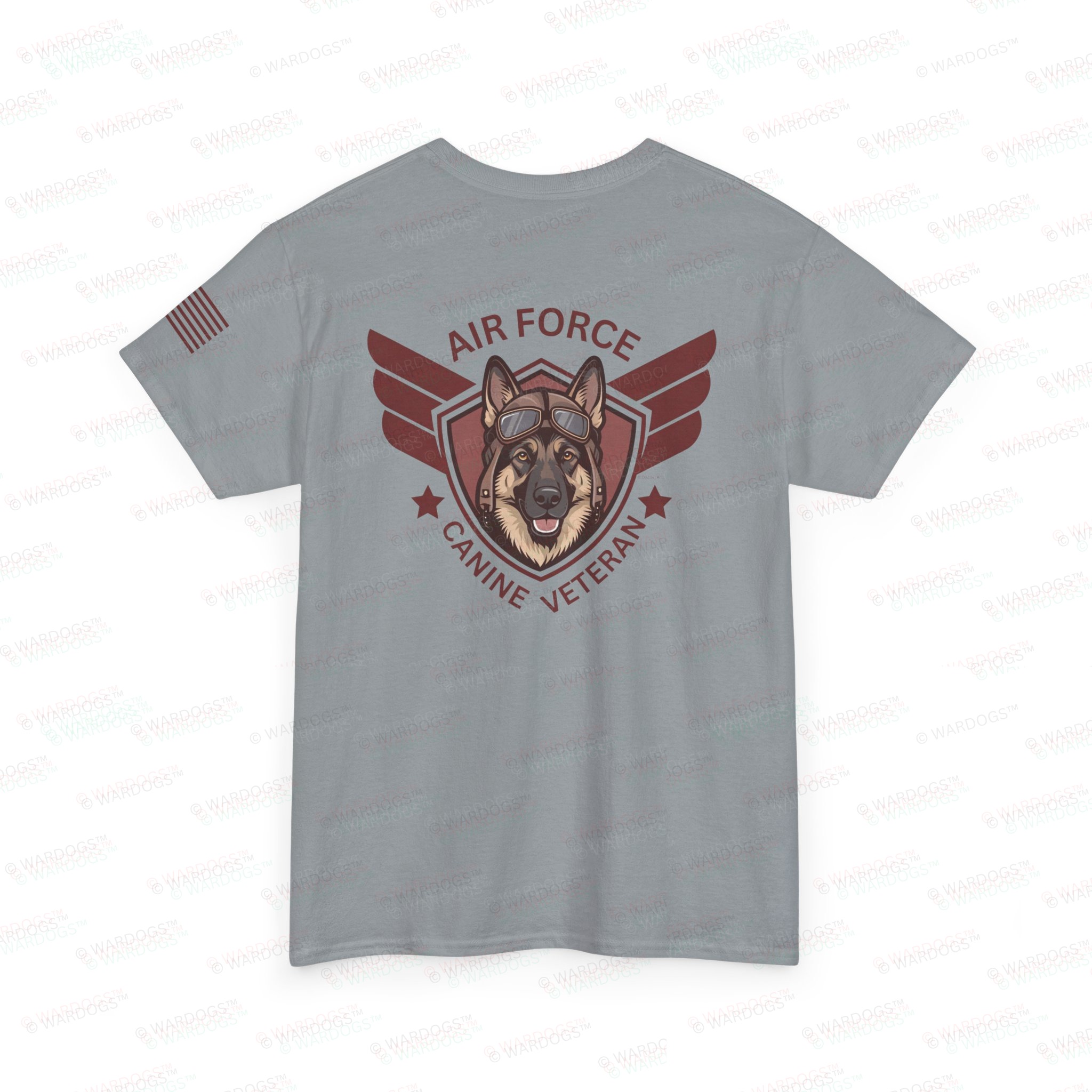 Air Force "Wings" Canine Veteran Tee — Patriotic Graphic T-Shirt - Image 12