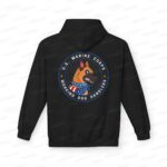 US Marine Corp Hoodie — Circle Design Back