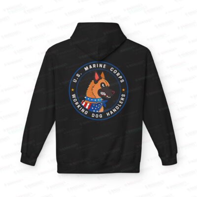 US Marine Corp Hoodie — Circle Design Back