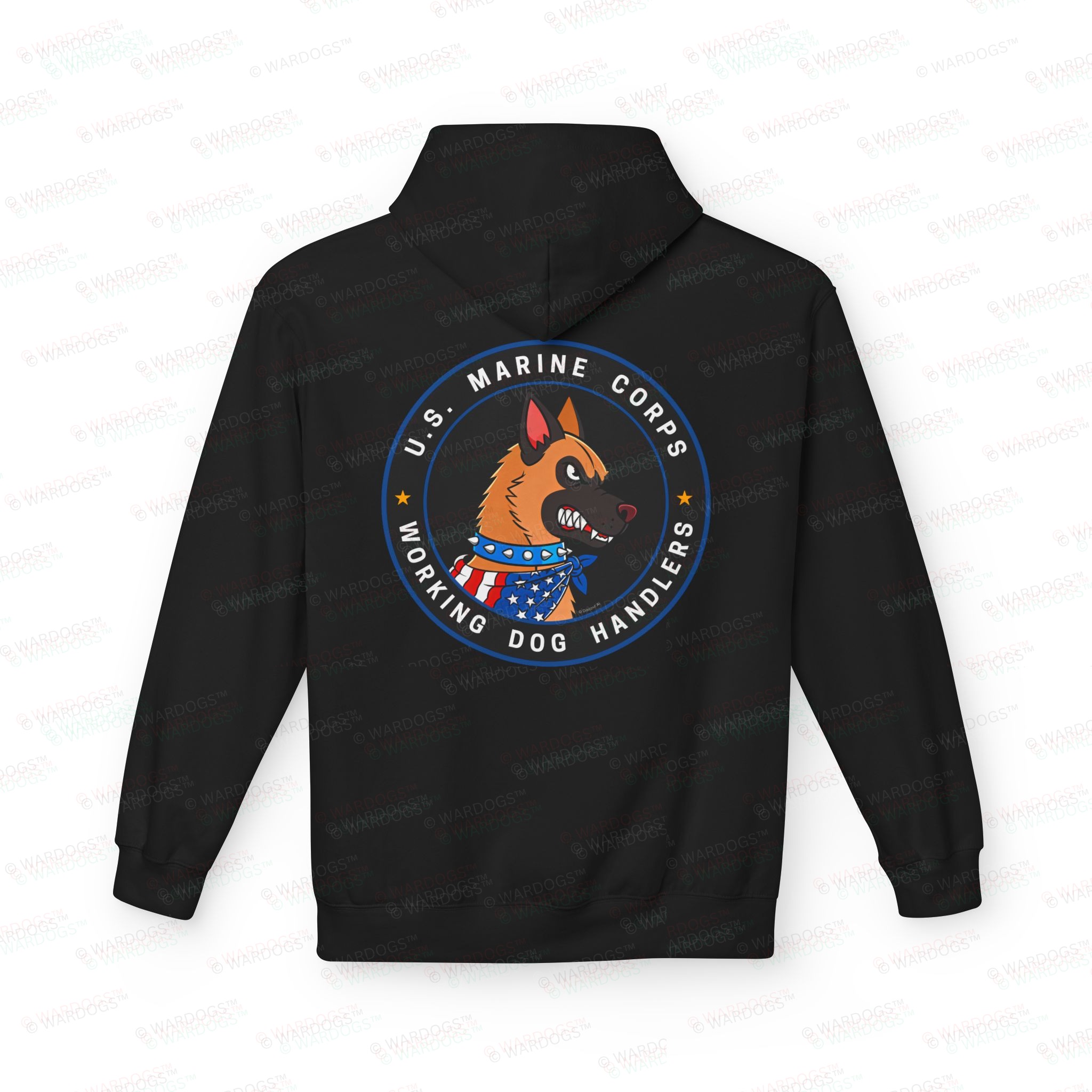 US Marine Corp Hoodie — Circle Design Back