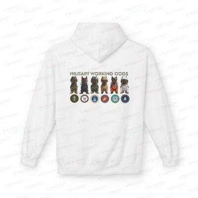 Copy of Military Working Dogs Hoodie — K9 Unit Emblem Pullover