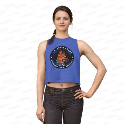 US SPACE FORCE K9 MALINOIS CROP TOP